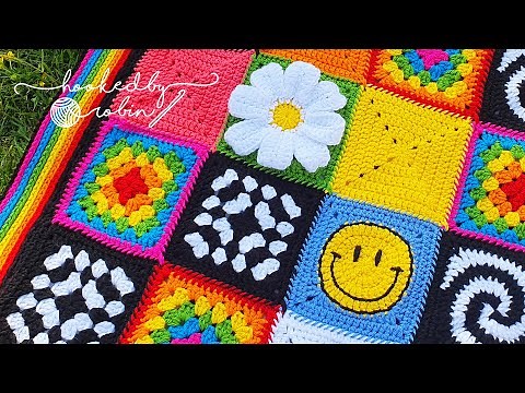 Festival Pic 'n' Mix Blanket CAL (Crochet Along) Information 🌈🧶