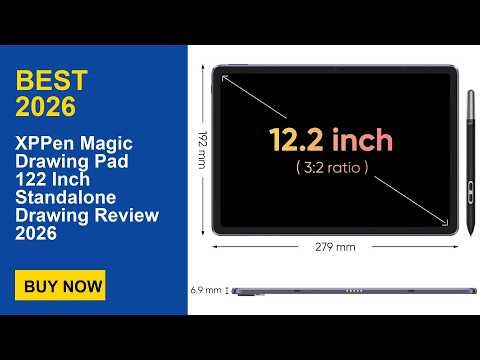 XPPen Magic Drawing Pad 122 Inch Standalone Drawing Review 2026