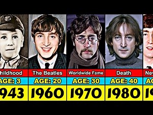 John Lennon Transformation From 0 to 40 Year Old