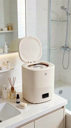 京东京造内衣洗衣机迷你洗衣机洗内衣洗袜子全自动洗衣机小型波轮高温煮洗洗脱一体除菌