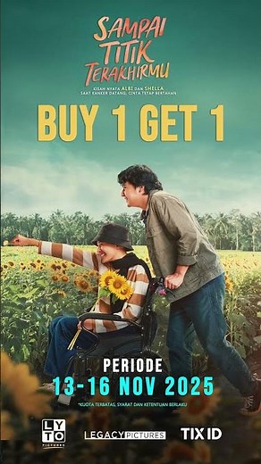PROMO BUY 1 GET 1 Sampai Titik Terakhirmu di Aplikasi TIX ID!
