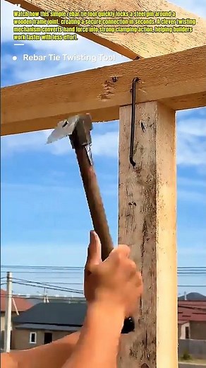 Amazing Rebar Tie Tool for Faster Wood Framing #Construction #Tools #DIYBuilders