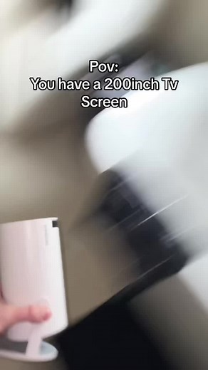 Replace your tv 🫶 #projector #movie #entertainment #diy #student #college