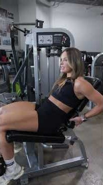 Leg Extensions With Haley Gibson