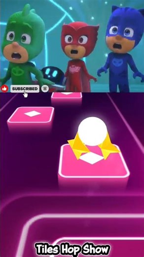 Pj Mask 🆚 Sheriff Labrador 🆚 Sonic 🆚 Bing Bong Tiles Hop EDM Rush #shorts #youtubeshorts