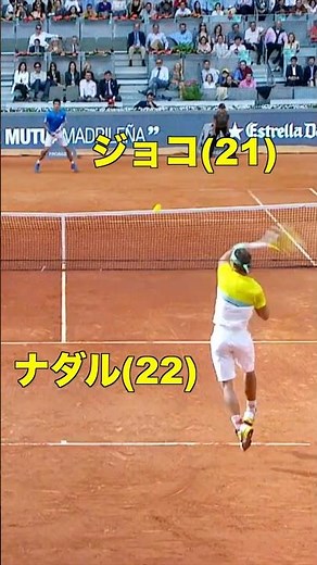 The rally between clay court master Nadal (22) and the awakened Djokovic (21) was absolutely spec...