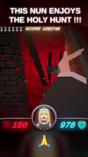 This nun enjoys the Holy Hunt!