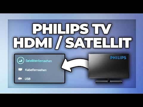 Philips TV auf HDMI / Kabel oder Satellit einstellen - Tutorial