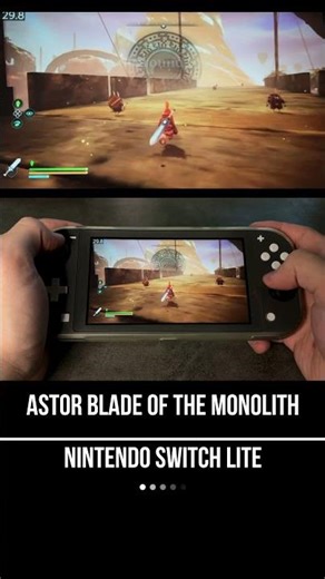 Astor: Blade of the Monolith Nintendo Switch Lite Gameplay