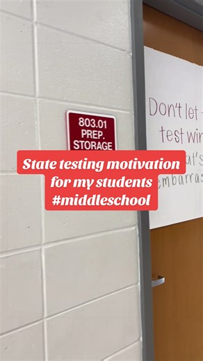 State Testing Motivation for Middle Schoolers