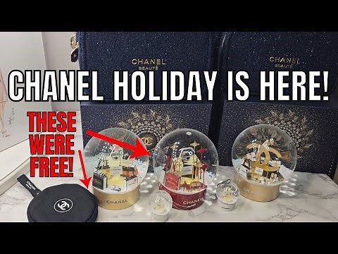 I GOT THE BEST *FREE* CHANEL GIFTS W/PURCHASE 🎁UNBOXING THE NEW CHANEL HOLIDAY SETS! ALL LINKS HERE