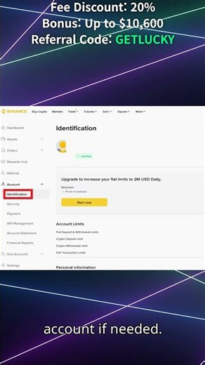 Smart Account Security Tutorial on Binance PC