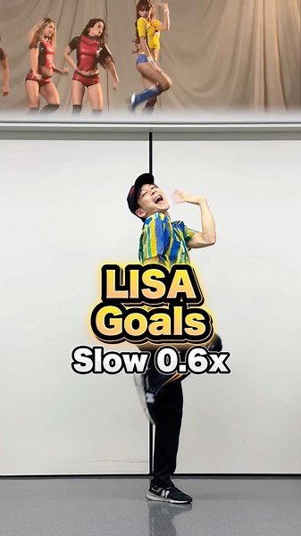 LISA, Anitta, Rema, FIFA Sound - Goals Dance Tutorial Verse Part 1 Slow【0.6x Mirror】