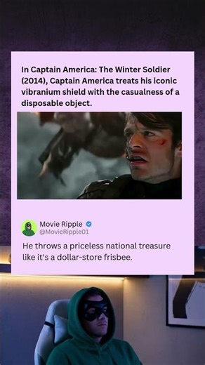 Captain America Treats His Shield Like a Frisbee