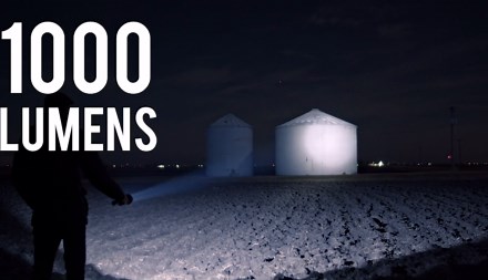 LitezAll Rechargeable ULTAC2 1000 Lumen LED Flashlight – Ultra-Bright, Lightweight & Durable with Battery Meter