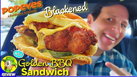 Popeyes® Blackened Golden BBQ Chicken Sandwich Review