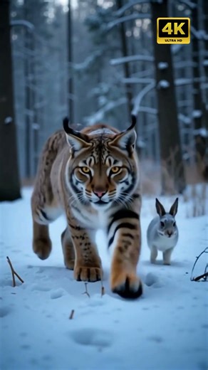 Lynx vs Hare: Epic Winter Chase in Siberia's Taiga Forest! | #SiberianWilderness