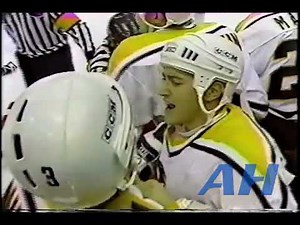 NHL Sep. 25, 1992 Detroit Red Wings v Pittsburgh Penguins (melee) Bob Probert v Mark Major