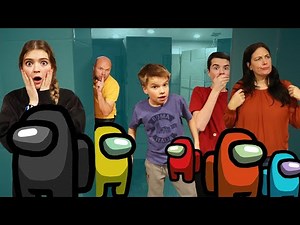 Among Us IRL In Our Box Fort Movie!