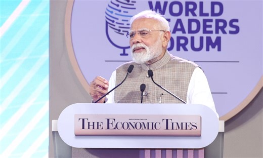 PM addresses the Economic Times World Leaders Forum in New Delhi