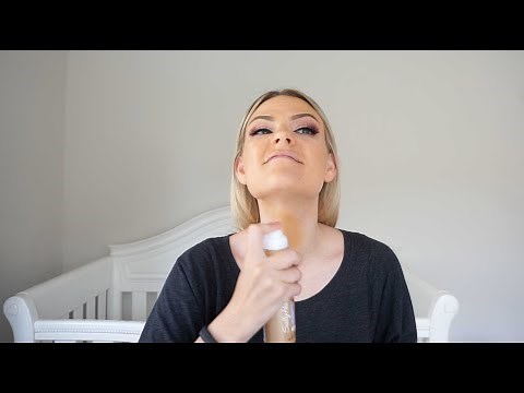 Sally Hansen airbrush LEG MAKEUP on my FACE