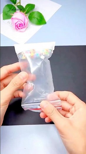 Homemade party popper 🎉,how to make partypopper from plastic bag #shorts
