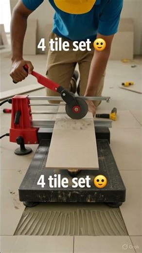 6 tile line 😳🧱Perfect alignment!