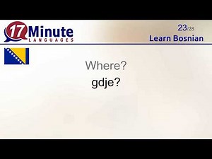 Learn Bosnian (Part 2)