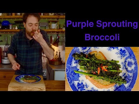 Purple Sprouting Broccoli with Garlic & Chilli