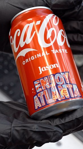 18K views · 235 reactions | Make your World of Coca-Cola experience even more unforgettable! Customize your very own Coca-Cola can at Coca-Cola Store Atlanta and take home a sip of happiness with you. | World of Coca-Cola | Facebook