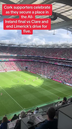 Cork Supporters Celebrate All-Ireland Final Success vs Clare