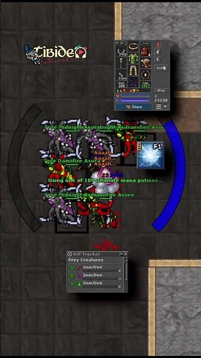 TIBIA / CURACIÓN CON CRITICO VS TRUE ASURAS