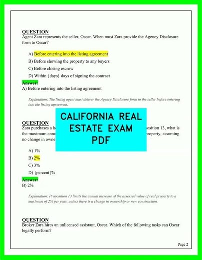 2026 California Real Estate Exam PDF Blueprint 🚀 Master the CA Real Estate Test Today