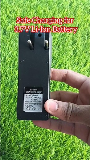 3.7V Li-Ion Charger Unboxing & First Test 🔥 #shorts