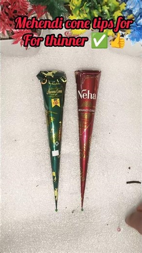 How to make thin mehendi cone✅👍#mehndi #cone#tipsandtricks #shortsvideo