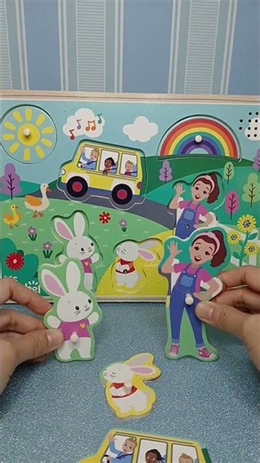 Fun and Cute Ms Rachel wooden puzzle