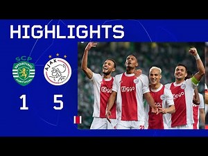 Haller scores 4!! 🤩 | Highlights Sporting CP - Ajax | UEFA Champions League