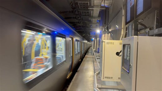 I Filmed this HCMT Train leaving Town hall Station heading towards west Footscray 27/12/2025 | Melbourne Metro Trains