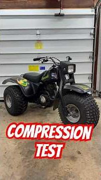 Compression test on the 3 wheeler! #compression #engine #rebuild #threewheeler