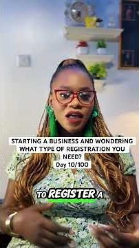 STARTING A BUSINESS AND WONDERING WHAT TYPE OF REGISTRATION YOU NEED?