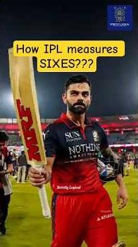 Cricket's Biggest Sixes: How They Really Measure Them #iplcentury #ipl2026 #viratkohli #msdhoni #ai