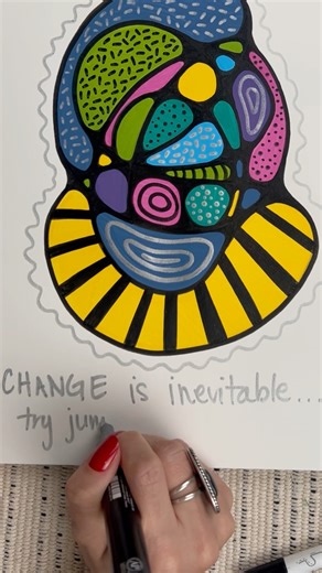 intuitive scribbling (art journal prompt) 😌 #artmeditation #mindfulart #artjournal #sketchbookideas