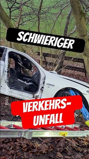 🚙 Schwieriger Unfall 🚒 #feuerwehr #unfall #vu
