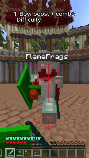 The BEST axe techniques 🤯 #minecraft #pvp #marlowww #best