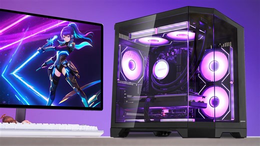 Hoengager RTX 5070 12GB Gaming PC - AMD Ryzen 7 9700X 8-Core 3.8 GHz, 32GB DDR5 RAM, 1TB PCIe and 1TB SATA SSD, Windows 11 -RGB Prebuilt Computer