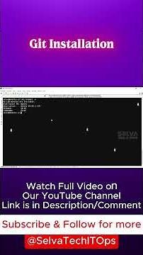 Git 6. Git Installation on Windows & Ubuntu | Step-by-Step Demo in Tamil #devopstamil #devops