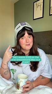 4.3K views · 753 reactions | Meet the mask that changed how I sleep: ✅ 100% light-blocking ✅ Bluetooth headphones built-in ✅ Calming sleep sounds - no WiFi needed  Get yours now at snoozeband.co.uk | SnoozeBand | Facebook