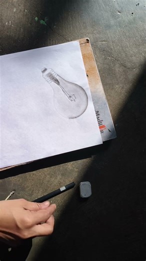 Realistic Light Bulb Pencil Sketch | Step by Step Drawing Tutorial for Beginners || PRIYA ||