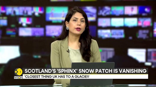 Scotland's 'Sphinx' snow patch melts away: Climate change threatens a grand vestige of the ice age