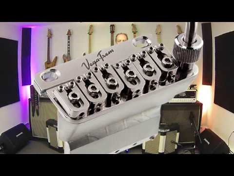 Vega Trem Floating Vibrato Bridge For Stratocaster Guitar from FU-Tone! No Drilling or Mod Needed